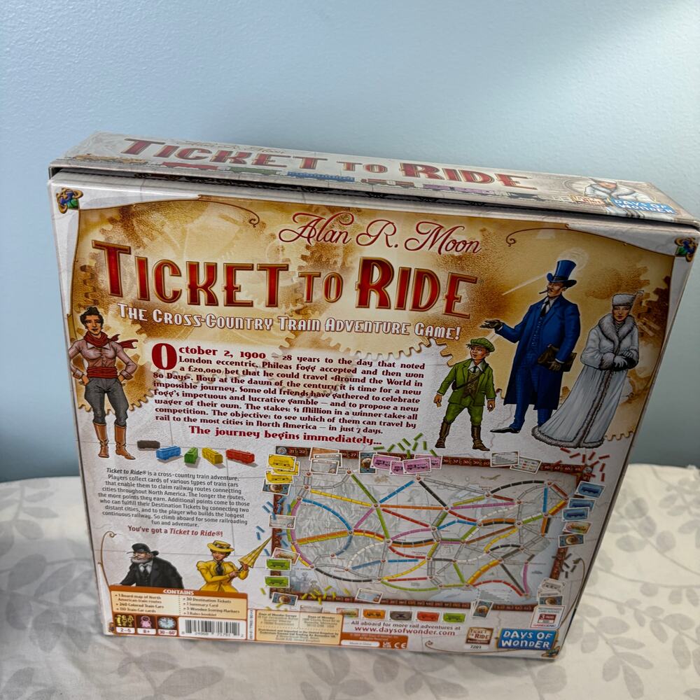 Ticket to Ride Board Game Complete Strategy Game - Picture 2 of 3